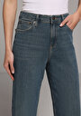 thumb-Regular Fit   Kadın Over Dyed Denim Jean Pantolon