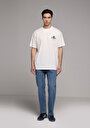thumb-Regular Fit   Erkek Mid İndigo Denim Jean Pantolon