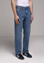 thumb-Regular Fit   Erkek Mid İndigo Denim Jean Pantolon