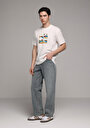thumb-Loose Relaxed Fit   Erkek Green Cast Denim Jean Pantolon