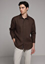 regular-fit-shirt-neck-duz-erkek-kahverengi-uzun-kol-gomlek
