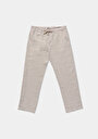 thumb-Regular Fit Orta Bel Düz Paça Erkek Taş  Pantolon