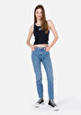 thumb-Slim Fit   Kadın İndigo Jean Pantolon