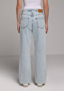 thumb-Straight Fit   Kadın Light İndigo Denim Jean Pantolon
