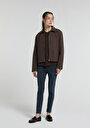 thumb-High Rise Super Skinny Fit   Kadın Blue Black Denim Jean Pantolon