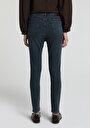 thumb-High Rise Super Skinny Fit   Kadın Blue Black Denim Jean Pantolon