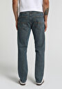 thumb-Straight Fit   Erkek Mid İndigo Denim Jean Pantolon