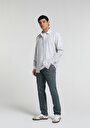 thumb-Straight Fit   Erkek Mid İndigo Denim Jean Pantolon