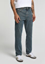 thumb-Straight Fit   Erkek Mid İndigo Denim Jean Pantolon