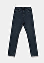 thumb-High Rise Super Skinny Fit   Kadın Blue Black Denim Jean Pantolon