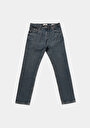 thumb-Straight Fit   Erkek Mid İndigo Denim Jean Pantolon
