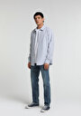 thumb-Straight Fit   Erkek Mid İndigo Denim Jean Pantolon