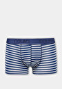 thumb-Trunk Fit Baskılı Erkek Lacivert Boxer