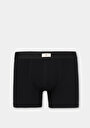 thumb-Standart Fit Düz Erkek Siyah Boxer