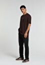 thumb-Tapered Fit   Erkek Black Black Denim Jean Pantolon