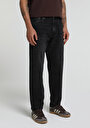 thumb-Tapered Fit   Erkek Black Black Denim Jean Pantolon