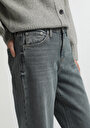 thumb-Wide Leg Fit   Kadın Green Cast Denim Jean Pantolon