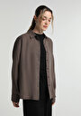 boyfriend-fit-shirt-neck-duz-kadin-kahverengi-uzun-kol-gomlek