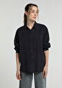 boyfriend-fit-shirt-neck-duz-kadin-lacivert-uzun-kol-gomlek