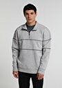 relaxed-fit-dik-yaka-duz-erkek-gri-sweatshirt