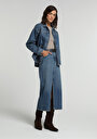 slim-fit-duz-fermuarli-kadin-mid-indigo-denim-etek