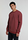 relaxed-fit-yuvarlak-yaka-cizgili-erkek-kirmizi-sweatshirt