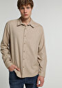 regular-fit-shirt-neck-duz-erkek-bej-uzun-kol-gomlek