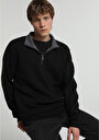 regular-fit-dik-yaka-duz-erkek-siyah-sweatshirt